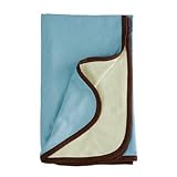 Baby Soy All-Natural Reversible Blanket (Ocean) by Babysoy
