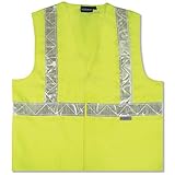 ERB 14539 S17P Class 2 Safety Vest with High Gloss Trim Lime Large [並行輸入品]