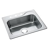スターリング11403 – 3 Southhaven 25 " Single BasinドロップinステンレススチールキッチンSin、 1.44 11403-3-NA 1