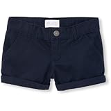 THE CHILDREN'S PLACE(ザ・チルドレンズプレイス) ソリッドウーブンロールカフホータイショーツ ボトムスショートパンツ 14歳【並行輸入】