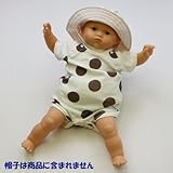 半袖コンビ ブラウンドット