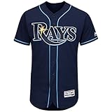 Tampa Bay Rays Youth Cool Base Alternate Jersey Navy
