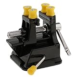 Dovewill 小型　合金製　テーブルバイス　万力　彫刻ツール　ジュエリー、DIYクラフト　手作り