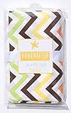 BananaFish Studio Collection Fall Toned Chevron Crib Bedding Skirt by Bananafish [並行輸入品]
