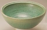 信楽焼陶器 緑釉うずしお手洗鉢 置型 横幅27cm 372-02