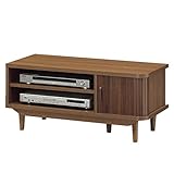 白井産業 【SHIRAI】 テレビ台 ノルフィア 蛇腹扉のローボード エスニックテイスト NRP-4085J