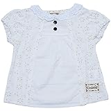 【本体綿100％】2017年 夏物 UZULAND ウズランド MONO オパールプリント 重ね着風 半袖Ｔシャツ ホワイト◇95cm
