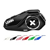 LEXIN バイクインカム 6riders同時接続インカム 6つオプションFMラジオ付き バイク インカム bluetooth5.0 インカムバイク用 1000m通信 ヘルメットヘッドセット 13時間通話 Siri対応 バイク用無線機いんかむ 2riders 防水 バイク用通信機器 2種類マイク インターコム ユニバーサル通話 説明書 技適認証 G2P 1個