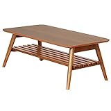 快適ホームズ センターテーブル ノチェロ 幅90cm 棚付き ミディアムブラウン 折りたたみ 木製 10184