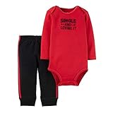 Just One You by Carter " s " Single & Loving It "ボディスーツ&パンツセット カラー: レッド