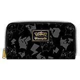 Pokemon Pikachu Black Embossed Wallet