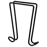 Officemate OIC Wire Cubicle Hooks, Two Sides, Fits Partitions Up to 2.5-Inch, Black (22008) [並行輸入品]