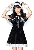 クリアストーン(Clearstone) ミミノエル コスプレ クリスマス ねこケープサンタ レディース M ブラック