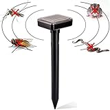 amzmonnsuta屋外のガーデンソーラーパワードほくろリペラー超音波マウス忌避