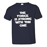 Little Boy / Girl The Force Is Strong With This One Top品質幼児用T US サイズ: XL カラー: ブルー