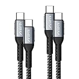 USB Type Cケーブル【1m+2m PD対応 100W/5A急速充電 】USB C to USB C ケーブル 高耐久 iPhone15/15Plus/15ProMax、MacBook Pro、iPad mini 6、Matebook、iPad Pro 2018、Xperia、Galaxy等Type-c機種対応