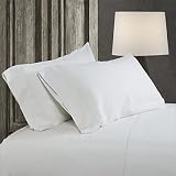 Simple&Opulence 2-Pack Pillowcase Set, 100% Pure Linen, Solid White, Standard [並行輸入品]