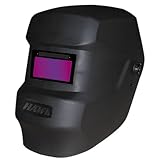 ArcOne SS240-0300 Super Singles Hawk Black Helmet 2-Inch X 4-1/4-Inch Fixed Front by ArcOne