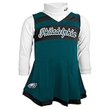 NFL チアガールジャンパードレス タートルネックセット グリーン