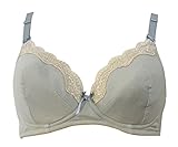 ローズマダム rosemadame 授乳ブラ マタニティ ハーフトップ ウィンドウオープン ノンワイヤー ゆるらく 綿素材 (LL, グリーン) 112-...