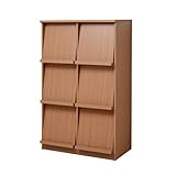 Frama Furniture(フラマファニチャー) 低ホルムアルデヒド ディスプレイラック扉2列3段タイプ ナチュラル KSS-0025NA