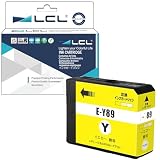 LCL エプソン用 ICY89 增量 顔料 残量表示付き 互換インクカートリッジ 対応機種：SC-PX3V (1パック イエロー)