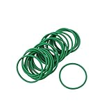 uxcell ラバーOリング グリーン 1.5mm 25mm Oリングのグロメット オイルシールリング