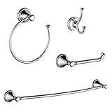 Delta KA-CAS-4-PC Cassidy 4-Piece Accessory Kit, Chrome [並行輸入品]
