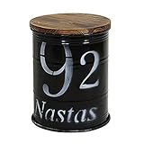 快適ホームズ ベニート 缶スツール ブラック MN-008 BK