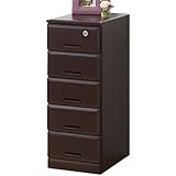 総桐 チェスト スリム 5段 鍵付き CH-199