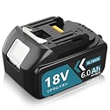 Reoben互換マキタ18v バッテリー bl1860b マキタバッテリーBL1860B/BL1830B 互換マキタ バッテリー 18V バッテリー 6.0A 互換電池 対応bl1820b bl1830 bl1840 bl1850 bl1860 bl1860b bl1890b リチウムイオンバッテリー 電動工具適用 【PSE認定】(BLUE)
