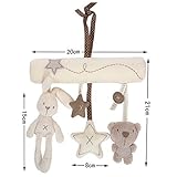 kingzhuo Funny Babyベビーカーぶら下げおもちゃベッドベルDevelopmentalトイキッズソフトおもちゃ動物Handbells Rattleおもちゃ