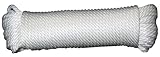 T.W. Evans Cordage 44-125 .375 in. x 50 ft. Solid Braid Nylon Rope Hank