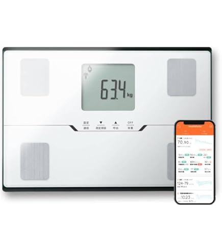 Amazon.co.jp: 体重計 体組成計 スマホ連動 ヘルスメーター BC-768
