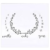 Domybest ベビー用シート 赤ちゃん 新生児 おむつ替 1X1m 百日記念 写真 撮影道具 寝相アート 着ぐるみ 出産祝い お祝いギフト（ガーランド）