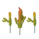 SUND　小型　人工観葉植物　多肉植物　造花　DIY　模造葉　3個セット　ミニ多肉植物　手作り　インテリア　雑貨　高品質　枯れない　結婚式　誕生日　発表会　入学式　卒業式　適用