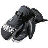 Bob Dale 14-9-3105-L Les Stroud Ski Mitt Glove with Heat Pack, C-100 Thiosulfate, Large, Black by Bo