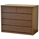 ライフスタイリングショップ  チェスト 4段 木製 ウォールナット キャスター 幅90 ダークブラウン LS-804BR