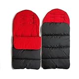 Pumpumly ベビーカー用フットマフ 寝袋 ベビー 赤ちゃん 綿 冬 厚手 防寒 通気 散熱 新生児から2歳まで 多機能 プレゼント 出産祝い