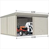 タクボガレージ　カールフォーマ　CL-SZ6260　多雪型　結露減少型　2台用　『シャッター車庫　ガレージ』 ムーンホワイト