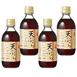 にんべん ゴールドつゆ 天ぷら 300ml×4本(ストレート) [てんつゆ かつお節 さば節 椎茸 昆布] 1699年創業 鰹節・だし専門店のにんべん