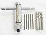 2440 PPLS ネジ穴作成 3点セット ネジ切タップ・ラチェット式タップハンドル・下穴用ドリル M2.5ネジ対応セット