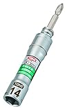 TONE 差替式ユニバーサルビットソケット ビット6.35mm 二面幅14mm 2BNU-14