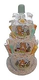 Babygiftidea Decorative Centerpiece Newborn Baby Shower Gift Breakfast, Lunch & Dinner Diaper Cake b