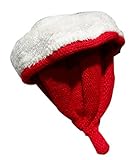 赤いかわいい冬プラスFluff暖かいニットウールの品質のベビーハット