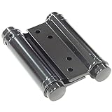 クマモト 鉄(黒塗)自由丁番 両開 76mm K-25W-76