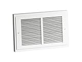 Broan 120 Wall Heater, 500/1000 Watt 120 VAC, White Grille
