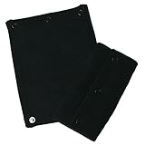 プラチナムベイビー★日本製 パイル地 4枚重ね よだれパッド (ブラック)