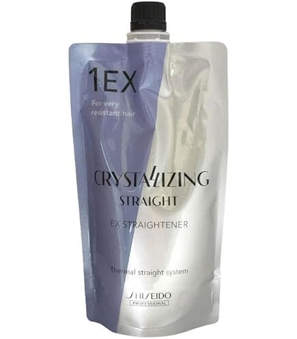 Amazon.co.jp: 資生堂 クリスタライジングストレート α H 1液 ＆ 2液