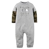 カーターズ Carter's ロンパース カバーオール 長袖 男の子 コットンジャージー 綿100% Major Cutie Jersey Jumpsuit NB (50-55cm) [並行輸入品]